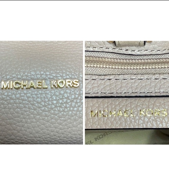 Michael Kors Bristol Studded Leather Satchel Crossbody Purse Shoulder Bag Pink - Picture 16 of 16